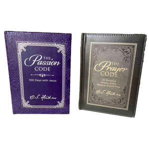 The Passion Code: 100 Days with Jesus & The Prayer Code 2 Devotional Books Faith